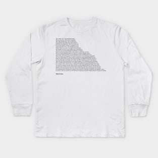 John Green Quotes Kids Long Sleeve T-Shirt